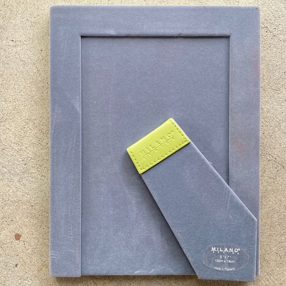 Milano Lime Green Soft Leather Photo Frame - Picture 5 of 8